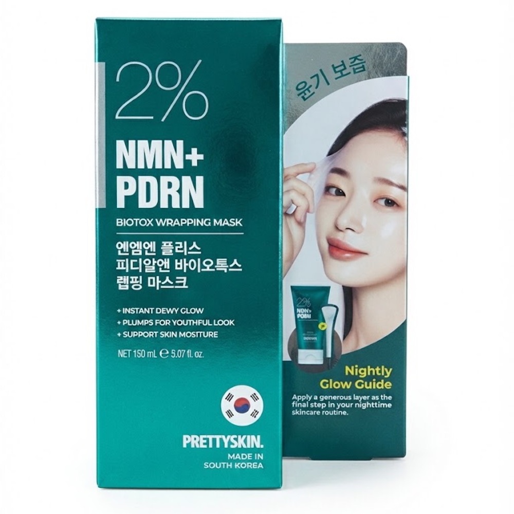 BNIB PrettySkin Kbeauty 2% NMN+ PDRN Biotox Wrapping Mask